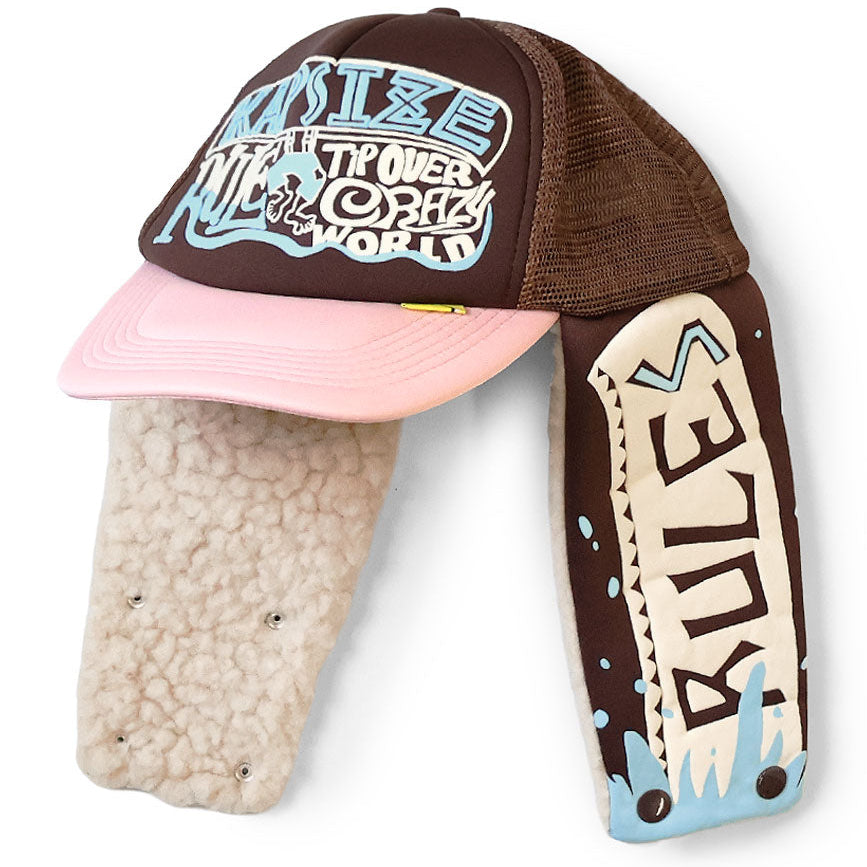 Kapital Kapsize Rule Print Lumber Trucker Cap