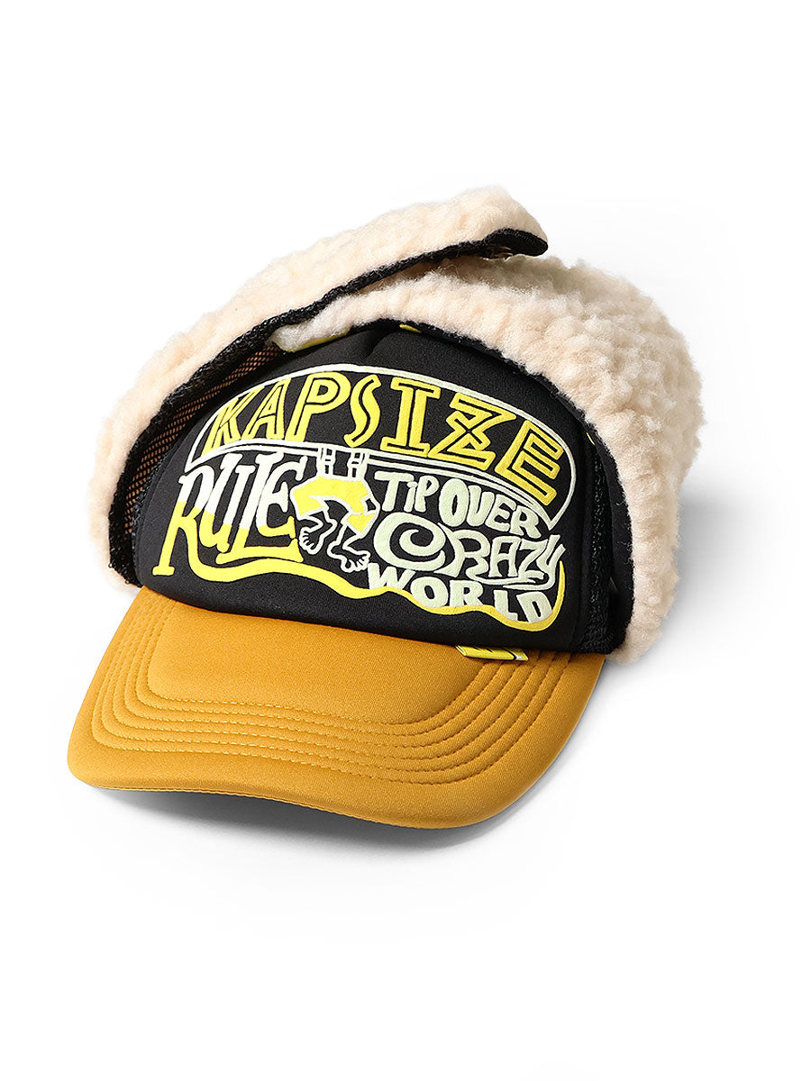 Kapital Kapsize Rule Print Lumber Trucker Cap