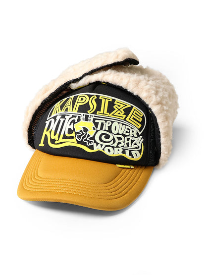 Kapital Kapsize Rule Print Lumber Trucker Cap