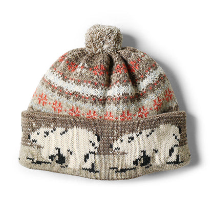 Kapital 5G Wool Polar Bear Knit Cap