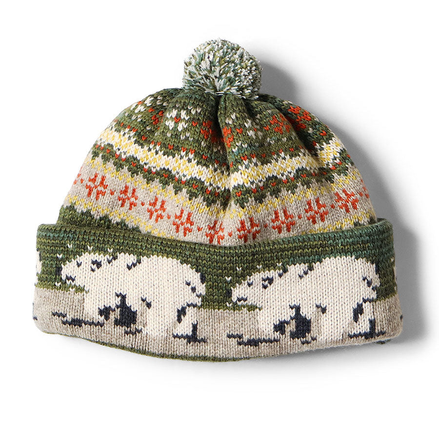 Kapital 5G Wool Polar Bear Knit Cap