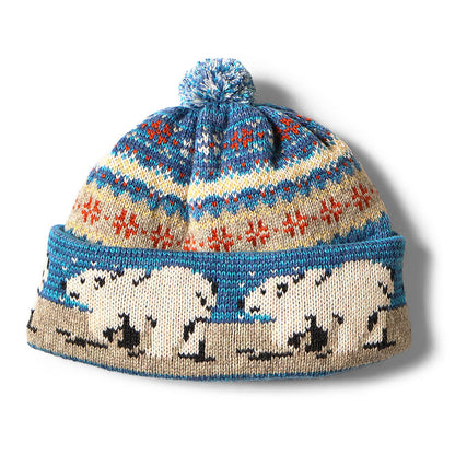 Kapital 5G Wool Polar Bear Knit Cap