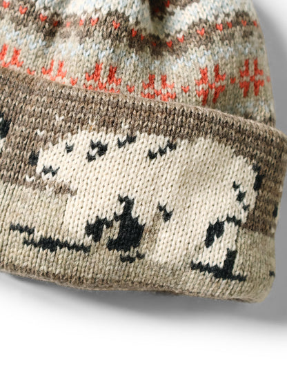 Kapital 5G Wool Polar Bear Knit Cap