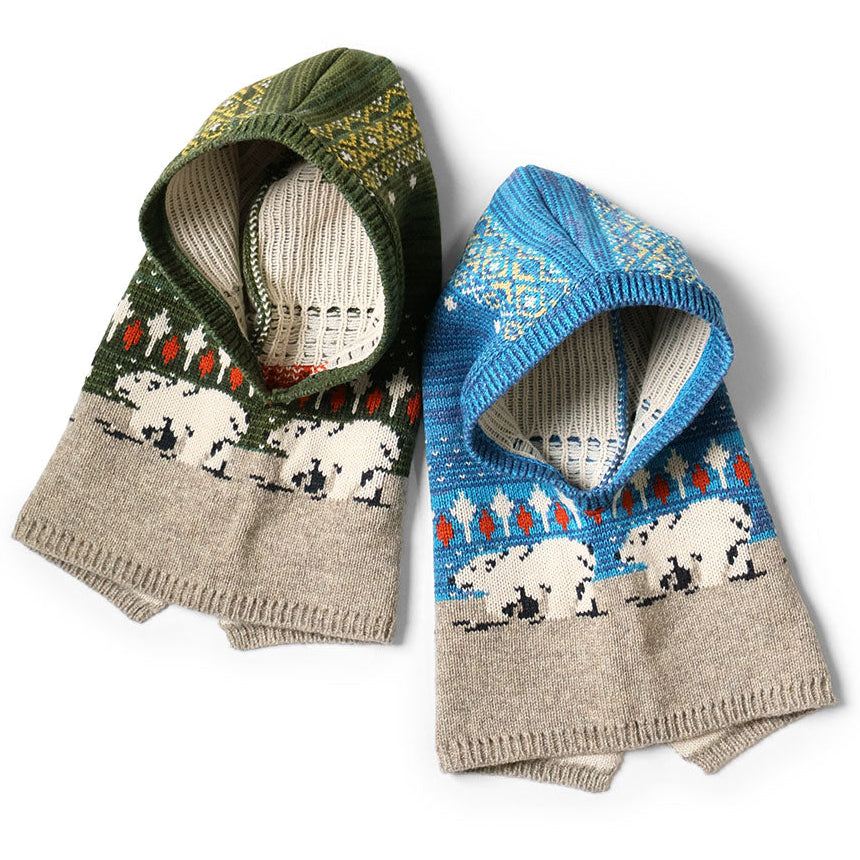 Kapital 5G Wool Polar Bear Balaclava