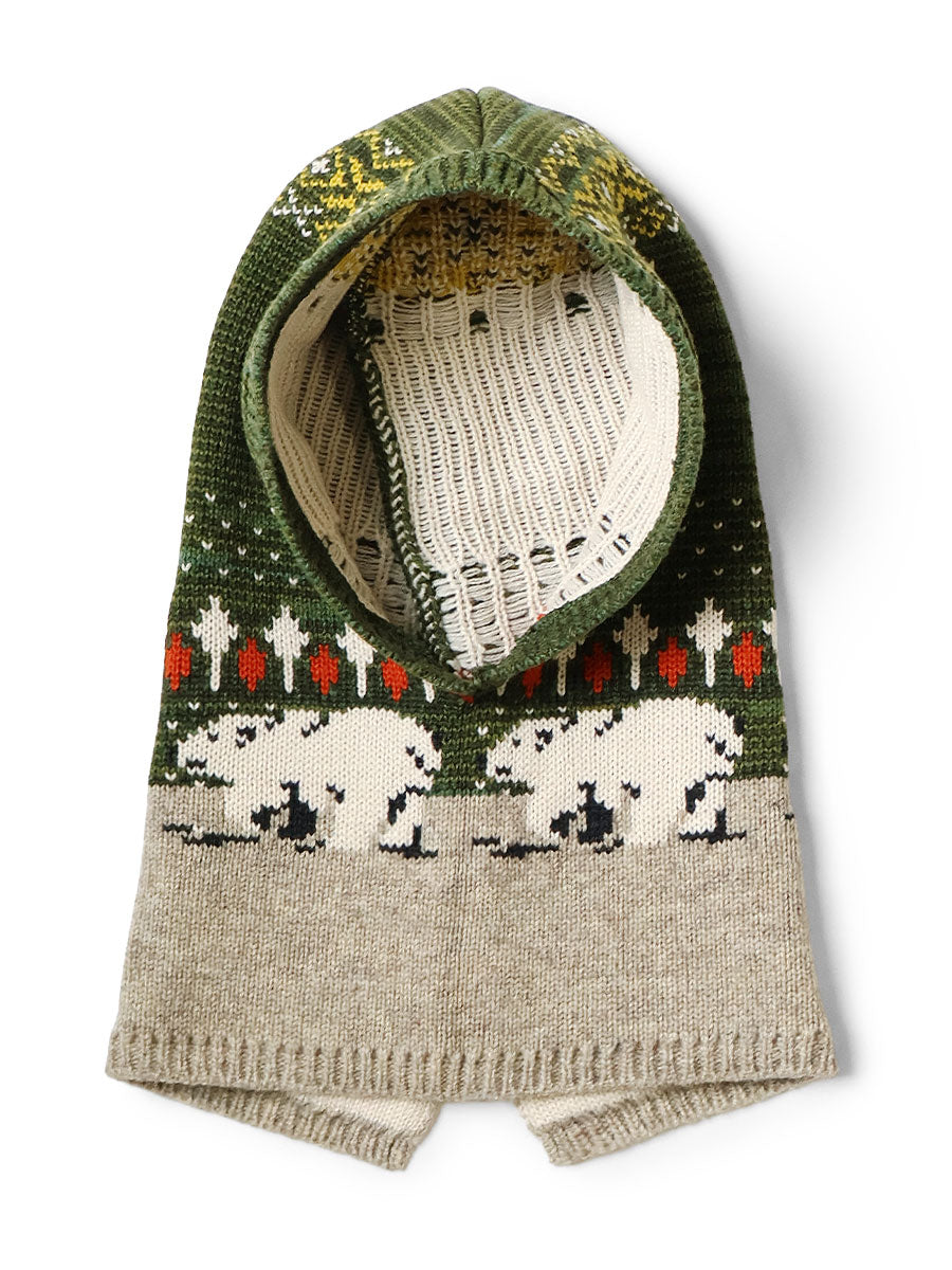 Kapital 5G Wool Polar Bear Balaclava