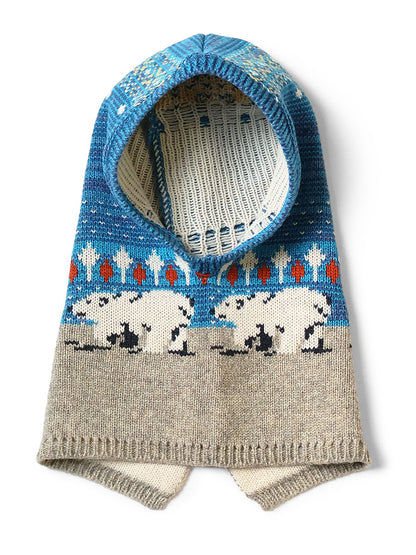 Kapital 5G Wool Polar Bear Balaclava