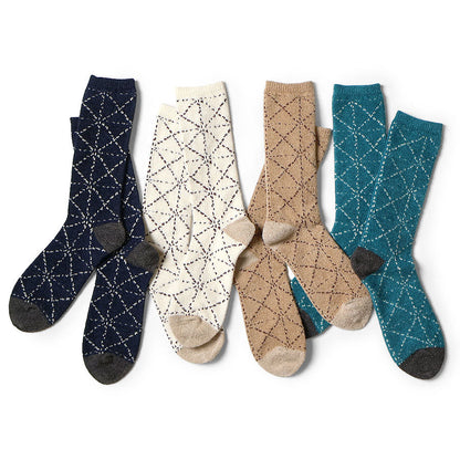 Kapital 84 Strands Of Mohair Yarn Sashiko Socks