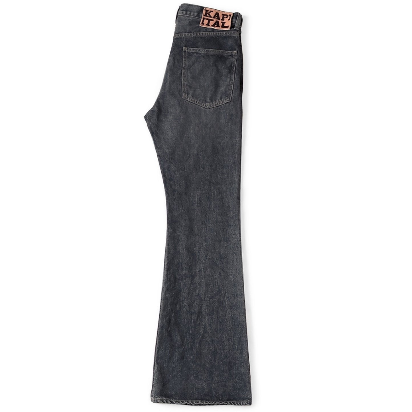 Kapital 14oz Black Denim 5P Okabellbo