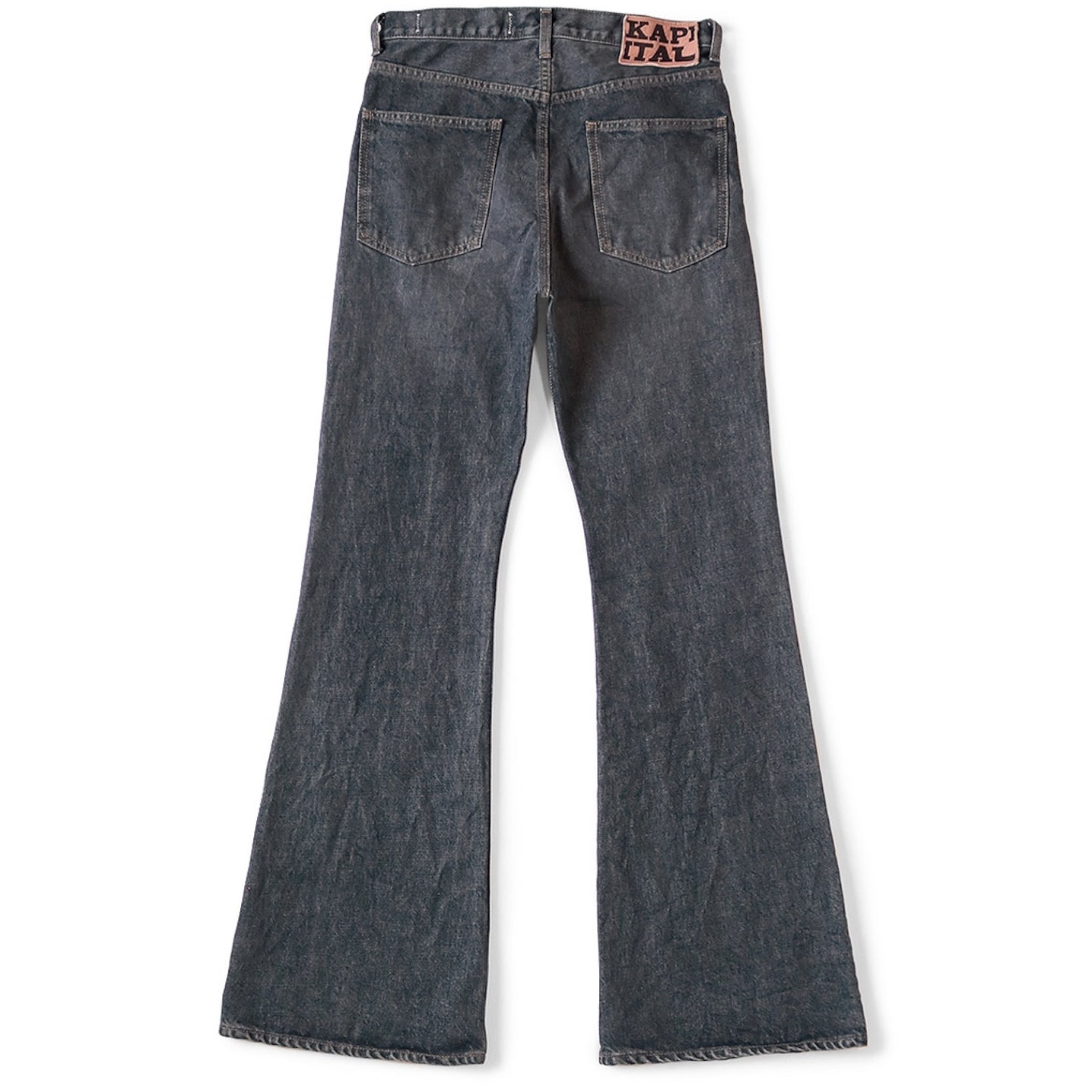 Kapital 14oz Black Denim 5P Okabellbo