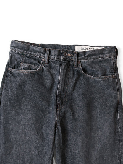 Kapital 14oz Black Denim 5P Okabellbo