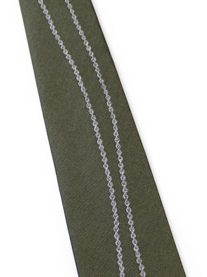 Kapital Silk Twill Dog-Tag Neck Tie