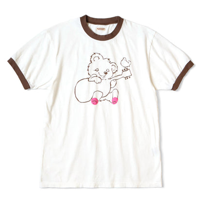 Kapital Tenjiku Ringer T (Little Bear & Harmony Print)