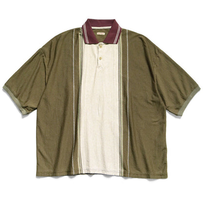 Kapital Tequila Jacquard Cotton Sheeting Box Polo