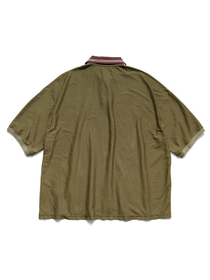 Kapital Tequila Jacquard Cotton Sheeting Box Polo