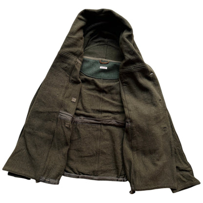 Kapital Vintage Melton Wool Ring Coat Khaki