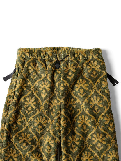 Kapital Yosemite Arabesque Pattern Fleece Easy Pants