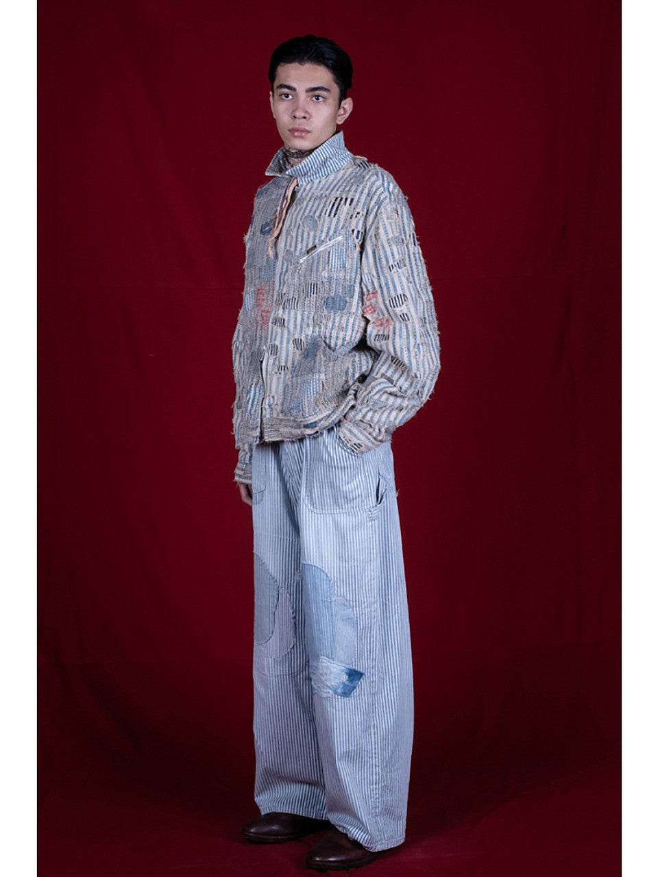 Kapital 10oz Hickory Painter Port Baggy Pants (Champetre Remake)