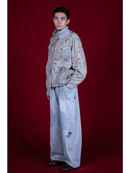 Kapital 10oz Hickory Painter Port Baggy Pants (Champetre Remake)