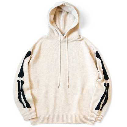 Kapital 5G Wool Bone Hooded Sweater