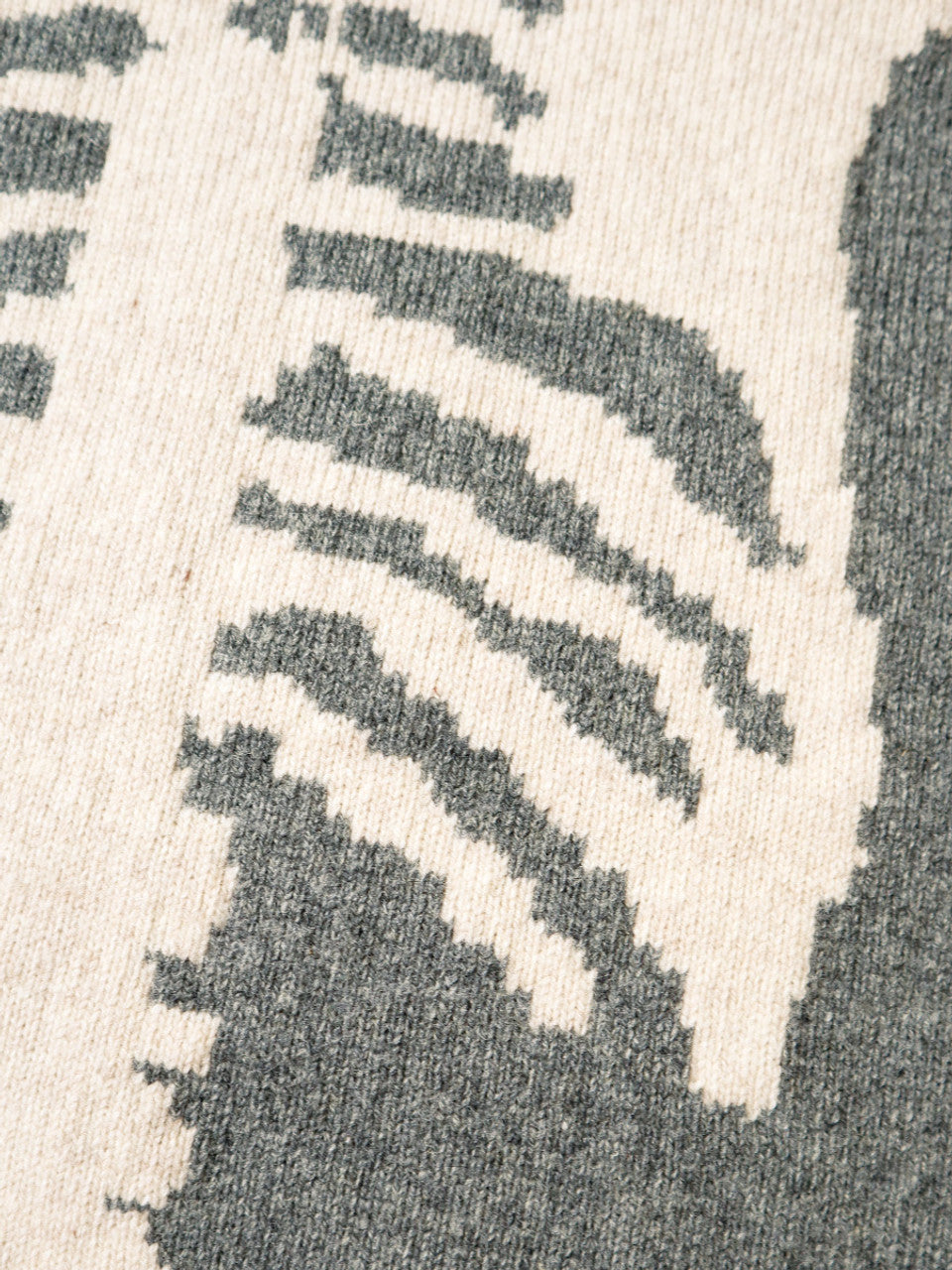 Kapital 5G Wool Bone Sweater Vest