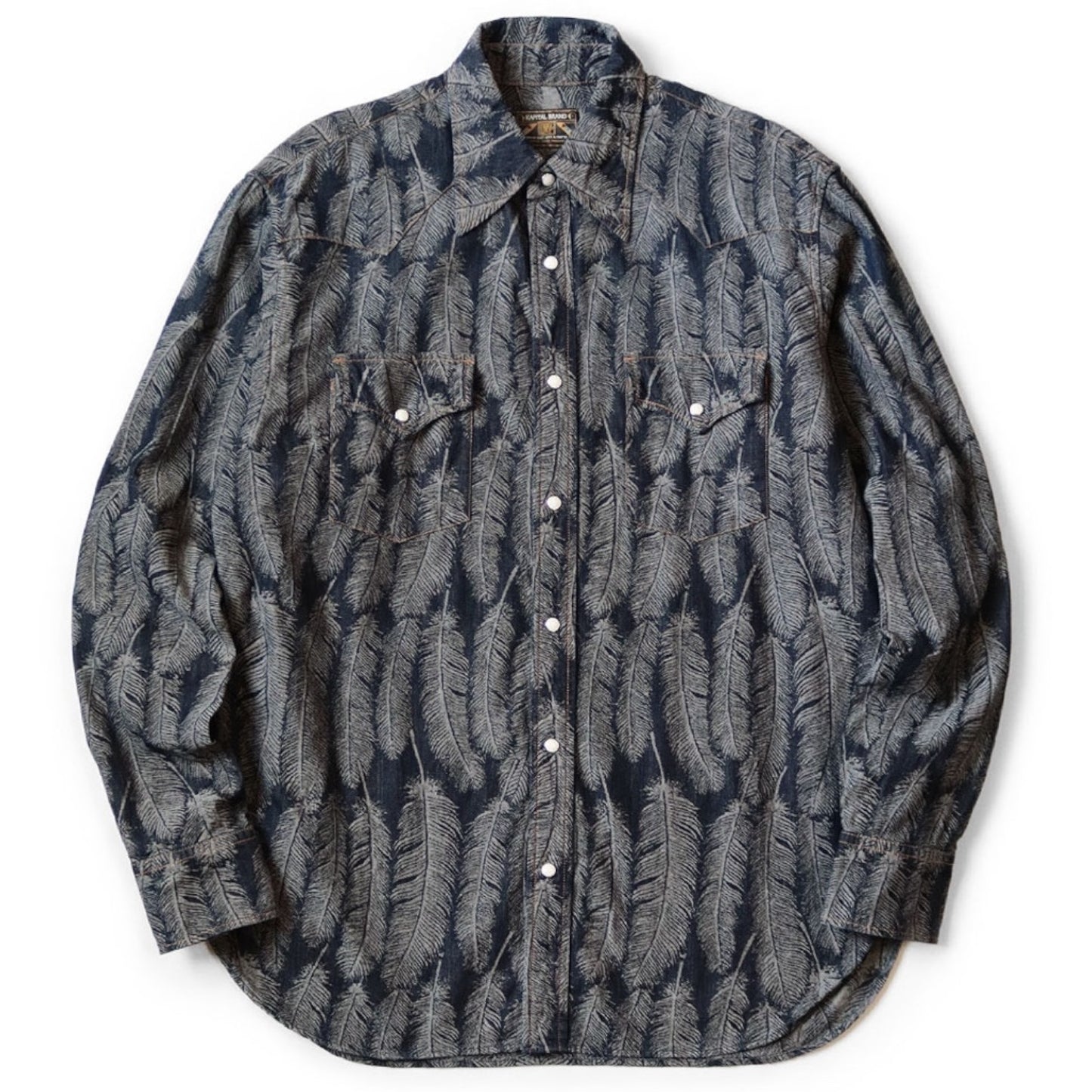 Kapital 5oz Magpie Denim Husky Western Shirt