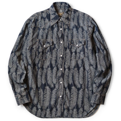 Kapital 5oz Magpie Denim Husky Western Shirt