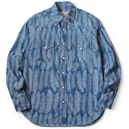 Kapital 5oz Magpie Denim Husky Western Shirt