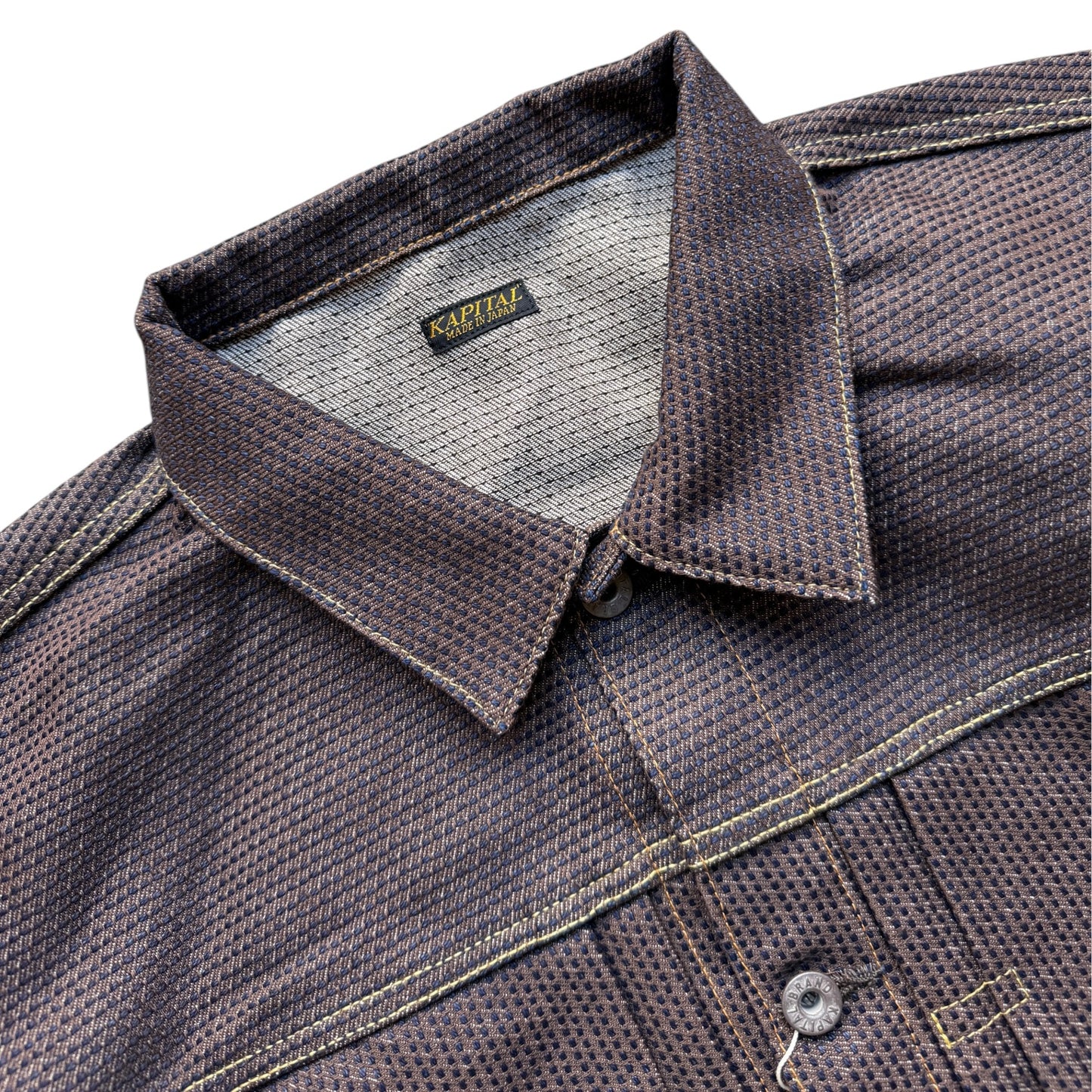 Kapital Century Denim No. 5+S Type 1 Jacket (Kakishibu)