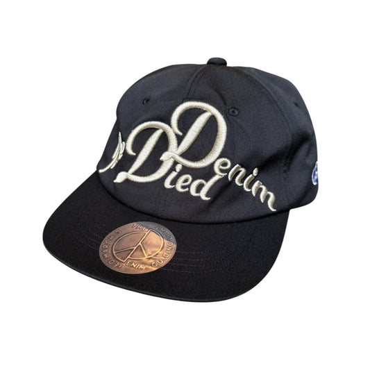 Kapital Cotton Twill Baseball Cap (The Denim Died Embroidery)