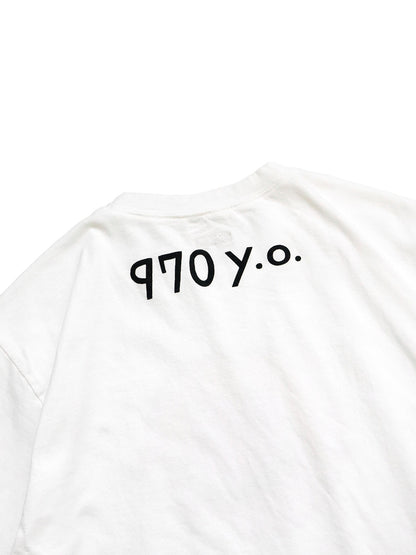 Kapital Crewneck T-Shirt (Rainbowy Stump Print)