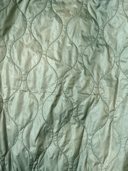 Kapital Nylon Quilted Unevenly Dyed Lined Cropped Bolero Jacket