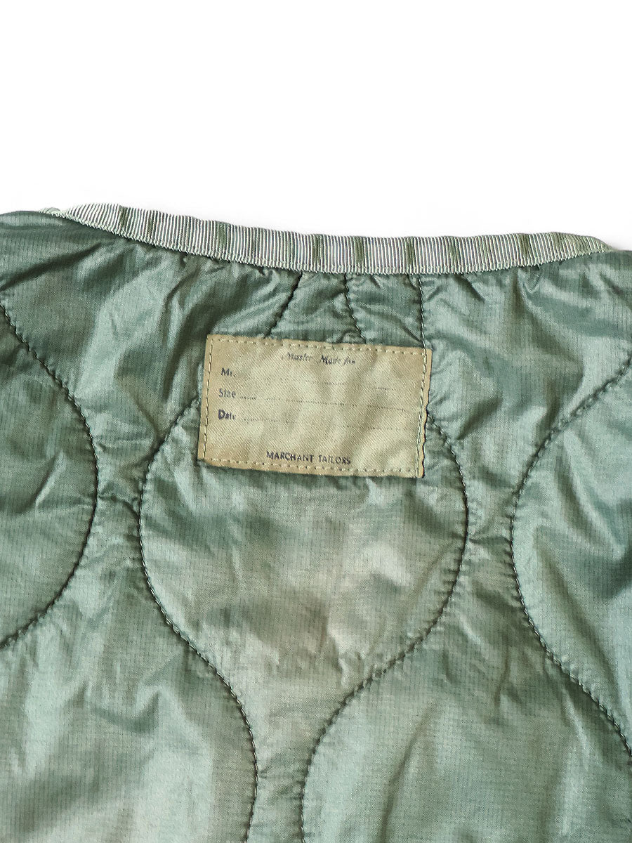 Kapital Nylon Quilted Unevenly Dyed Lined Cropped Bolero Jacket