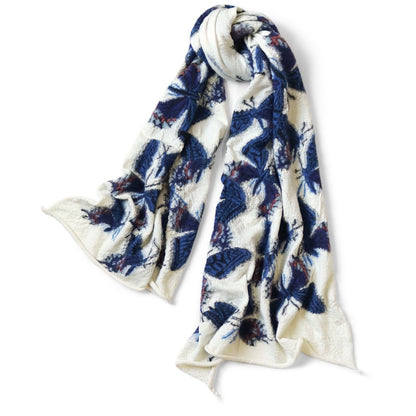 Kapital Felted Wool Butterfly Scarf