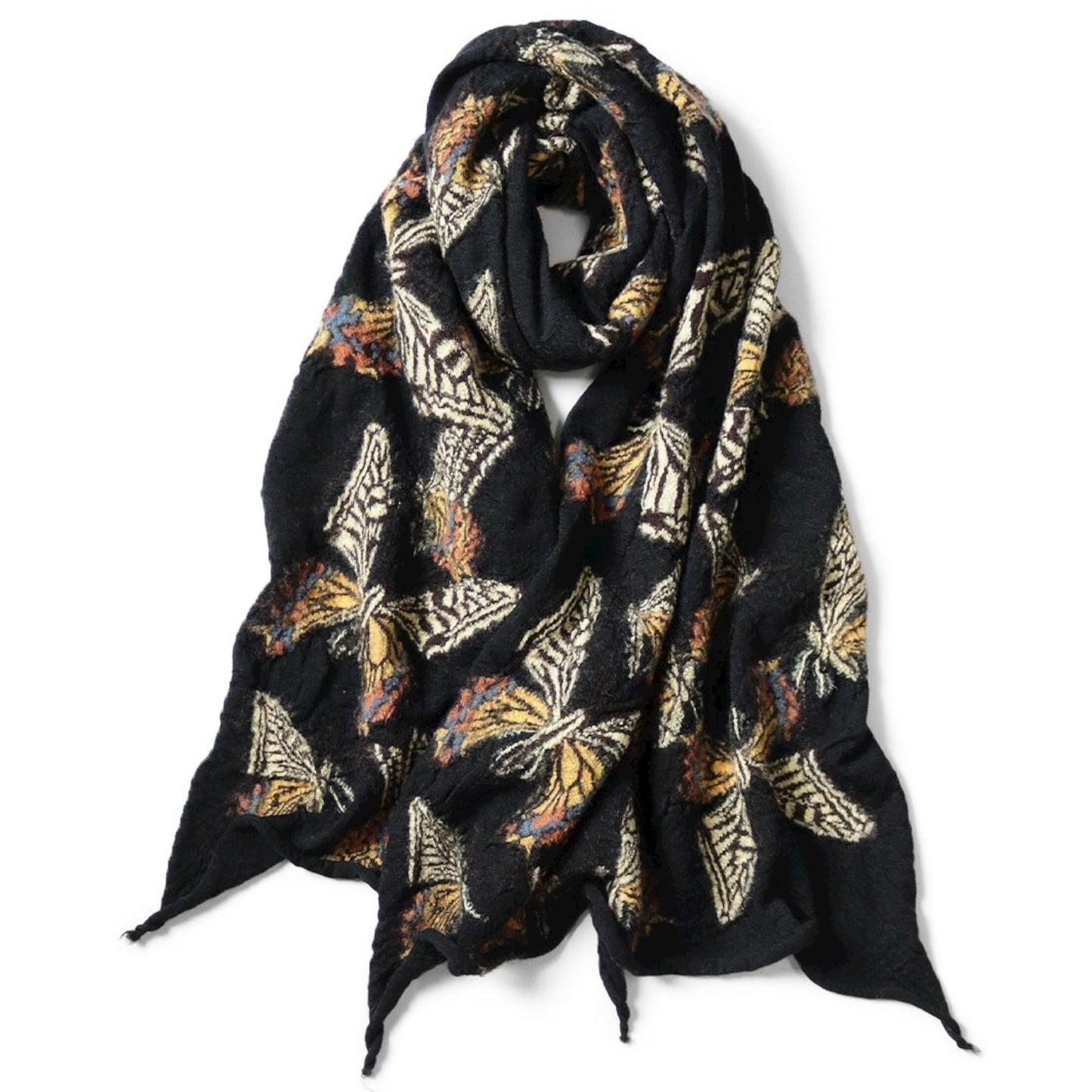 Kapital Felted Wool Butterfly Scarf