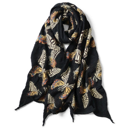 Kapital Felted Wool Butterfly Scarf