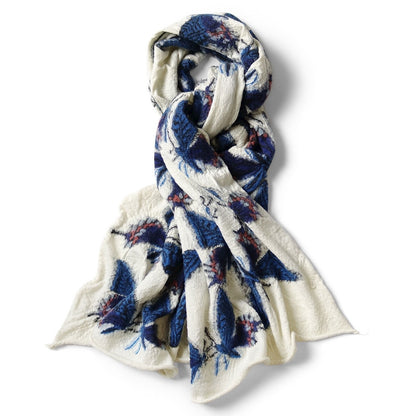 Kapital Felted Wool Butterfly Scarf