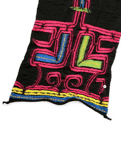 Kapital Felted Wool Pop Ainu Happy Muffler Scarf