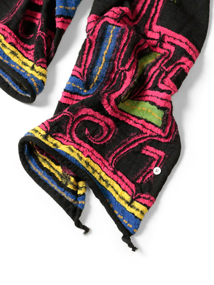 Kapital Felted Wool Pop Ainu Happy Muffler Scarf
