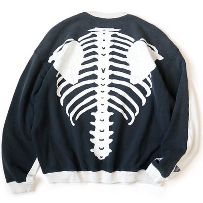 Kapital Fleece 2 Tone Big Sweatshirt (Bone Print)