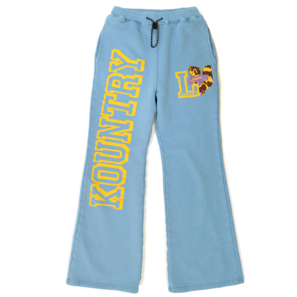 Kapital Fleece Flared Sweatpants (Kountry Print)