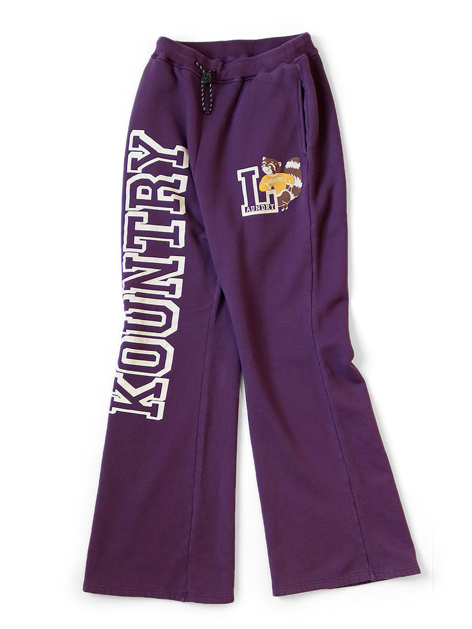 Kapital Fleece Flared Sweatpants (Kountry Print)