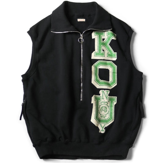 Kapital Fleece Half Zip Vest (KO_U Print)