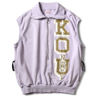 Kapital Fleece Half Zip Vest (KO_U Print)