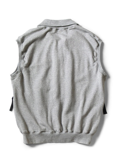 Kapital Fleece Half Zip Vest (KO_U Print)