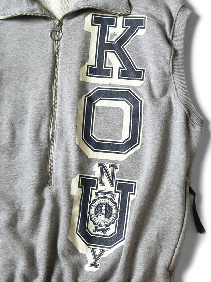 Kapital Fleece Half Zip Vest (KO_U Print)