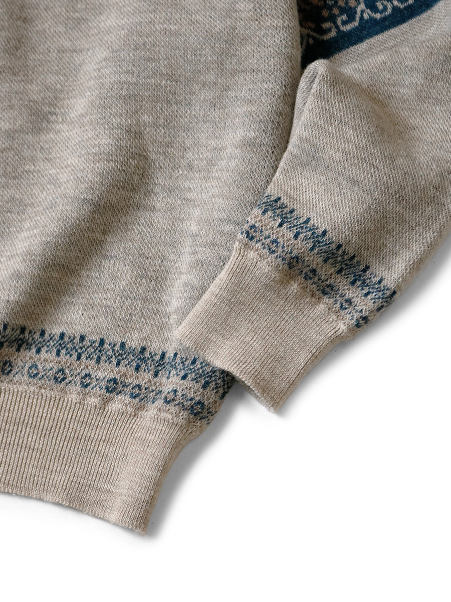 Kapital 12G Wool Bandana Crew Sweater