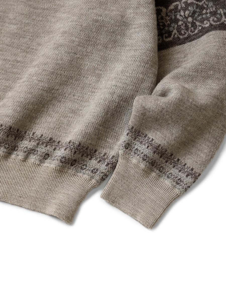 Kapital 12G Wool Bandana Crew Sweater