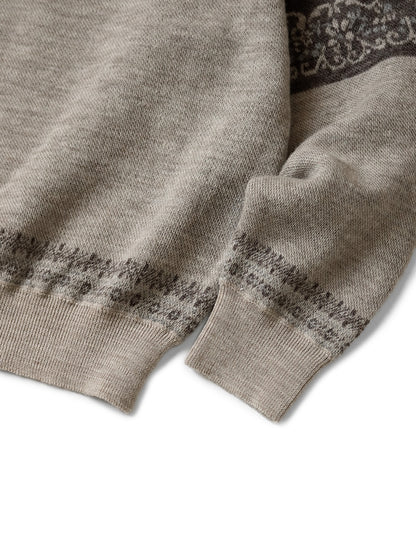 Kapital 12G Wool Bandana Crew Sweater