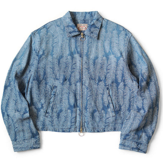 Kapital 12oz Magpie Feather Denim Drizzler Jacket