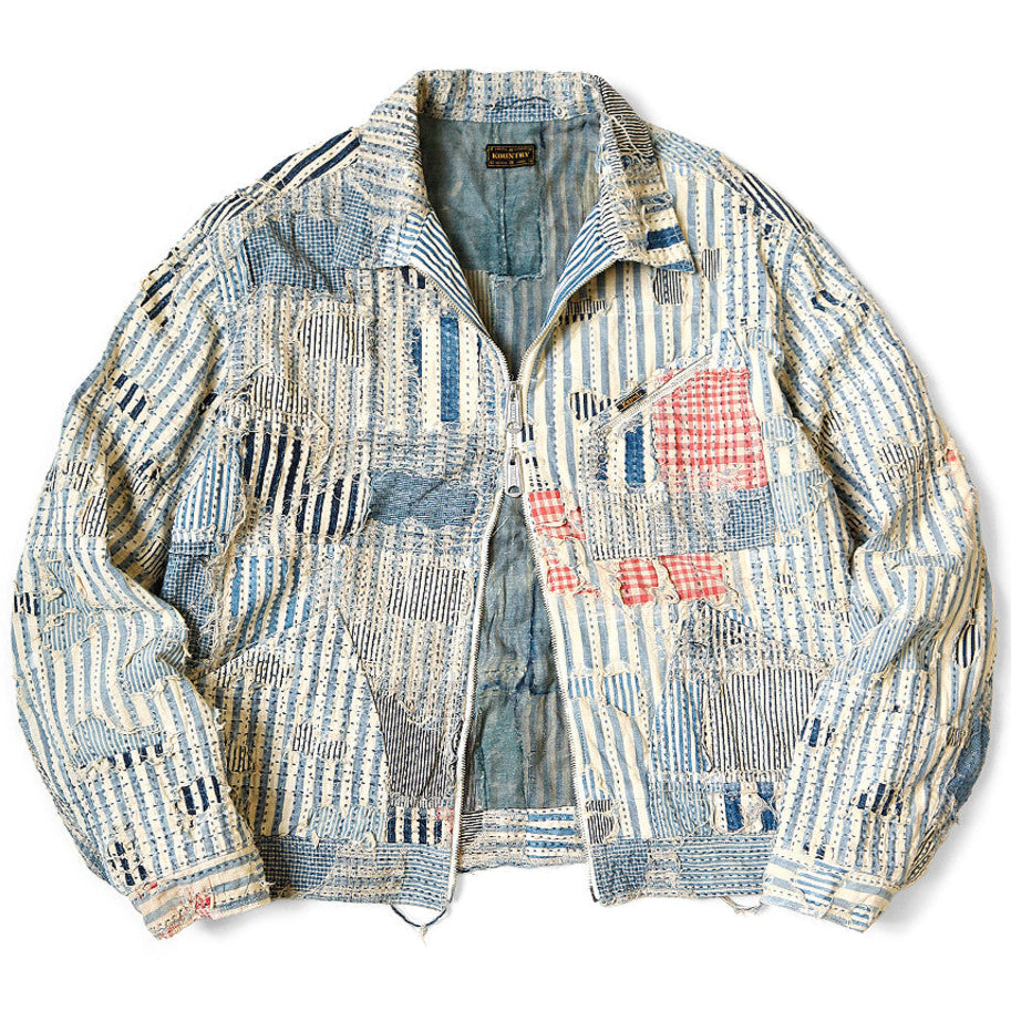 Kapital Liberty Stripe Boro Drizzler Jacket